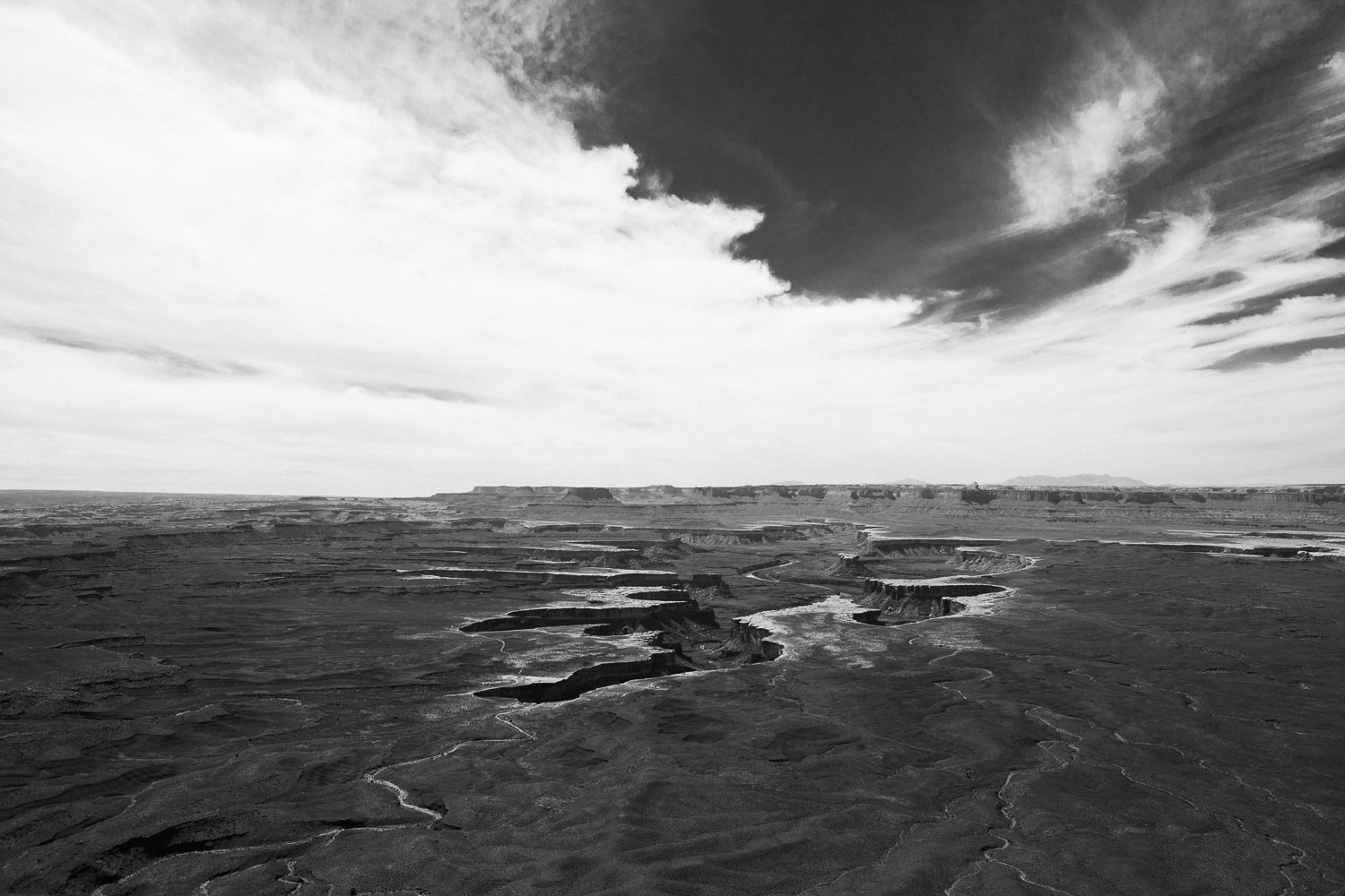 Canyonlands in black & white